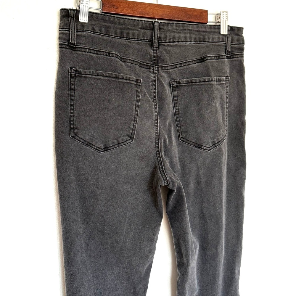 AND NOW THIS Jeans Women's Size 31 Black High Rise Skinny Pockets - Picture 7 of 11